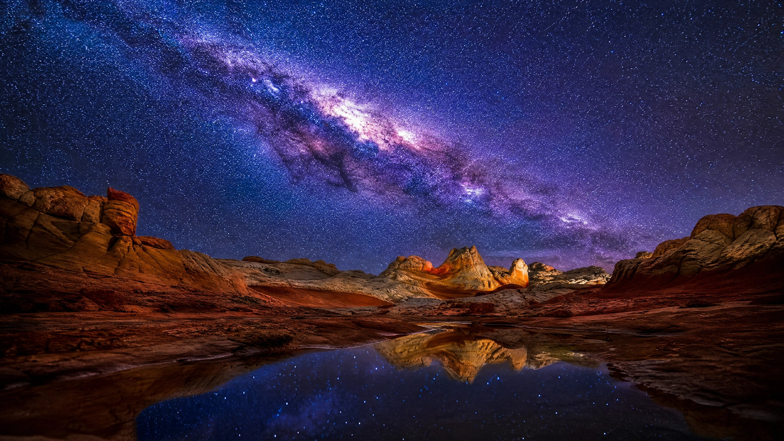 Milky Way over Red Rock Canyon State Park